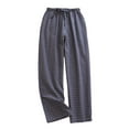 thumbnail image 1 of Busydd Men's Pajama Pants Trendy Loose Plaid Men's Pajama Bottoms Casual Comfy Elastic Waist Men's Sleepwear Drawstring Pj Pants for Men L, 1 of 3