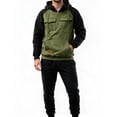 thumbnail image 1 of Busydd Men's Tracksuits Casual Matching Mens Sweatsuits 2 Piece Set Long Sleeve Zipper Hoodies and Joggers Men's Vacation Clothes, 1 of 9