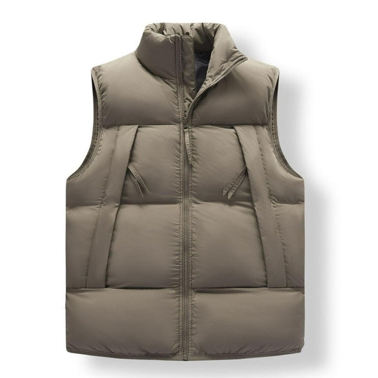 Puffy winter vest sales