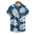 thumbnail image 1 of Busydd Mens Shirts Plus Size S-5XL Casual Oversized Lapel Hawaiian Shirt for Men Fashion Print Short Sleeve Button Up Shirt Summer Vacation Beach Shirts, 1 of 4