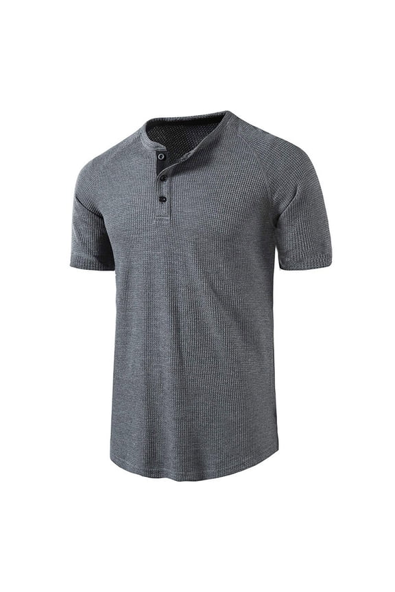 Mens Shirts Summer Collar Neck Short Sleeve Gym Shirts Quick Dry Stretched Performance Solid Color Workout Shirts Casual Stylish Lightweight Button Down Formal Dress Shirts