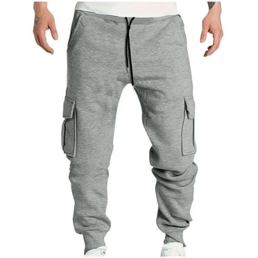 Busydd Mens Sweatpants Drawstring Stretch Athletic Pants Casual Solid Color Workout Pants for Men Elastic Waist and Bottom Track Pants Plus Size Sweatpants with Pockets S-3XL