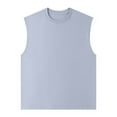 thumbnail image 1 of Busydd Mens Tank Top Plus Size Tops M-5XL Casual Solid Color Round Neck Gym Workout Tank Stylish Sleeveless Cotton T Shirts for Men Comfortable Breathable Oversized Summer Tops, 1 of 6