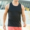 thumbnail image 1 of Busydd Mens Tank Top S-2XL Casual Solid Color Sleeveless Summer Tops Comfy Breathable Round Neck Men's Undershirts Gym Workout Tank, 1 of 6