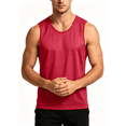 thumbnail image 1 of Busydd Mens Tank Top Solid Color Breathable Comfy Athletic Shirts Casual Summer Sleeveless Round Neck Tank Tops L, 1 of 8