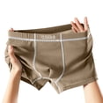 thumbnail image 1 of Busydd Mens Underwear Boxer Briefs Soft Comfortable Mens Underwear Ribbed Breathable Mid-Rise Men's Boxer Briefs XL, 1 of 5