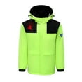 thumbnail image 1 of Busydd Mens and Womens Heated Jacket with 4 Heating Zones Smart USB Rechargeable Heated Coats Fashion Unisex Long Sleeve Hooded Winter Jacket Casual Zipper Pockets Warm Windbreaker Jacket, 1 of 3