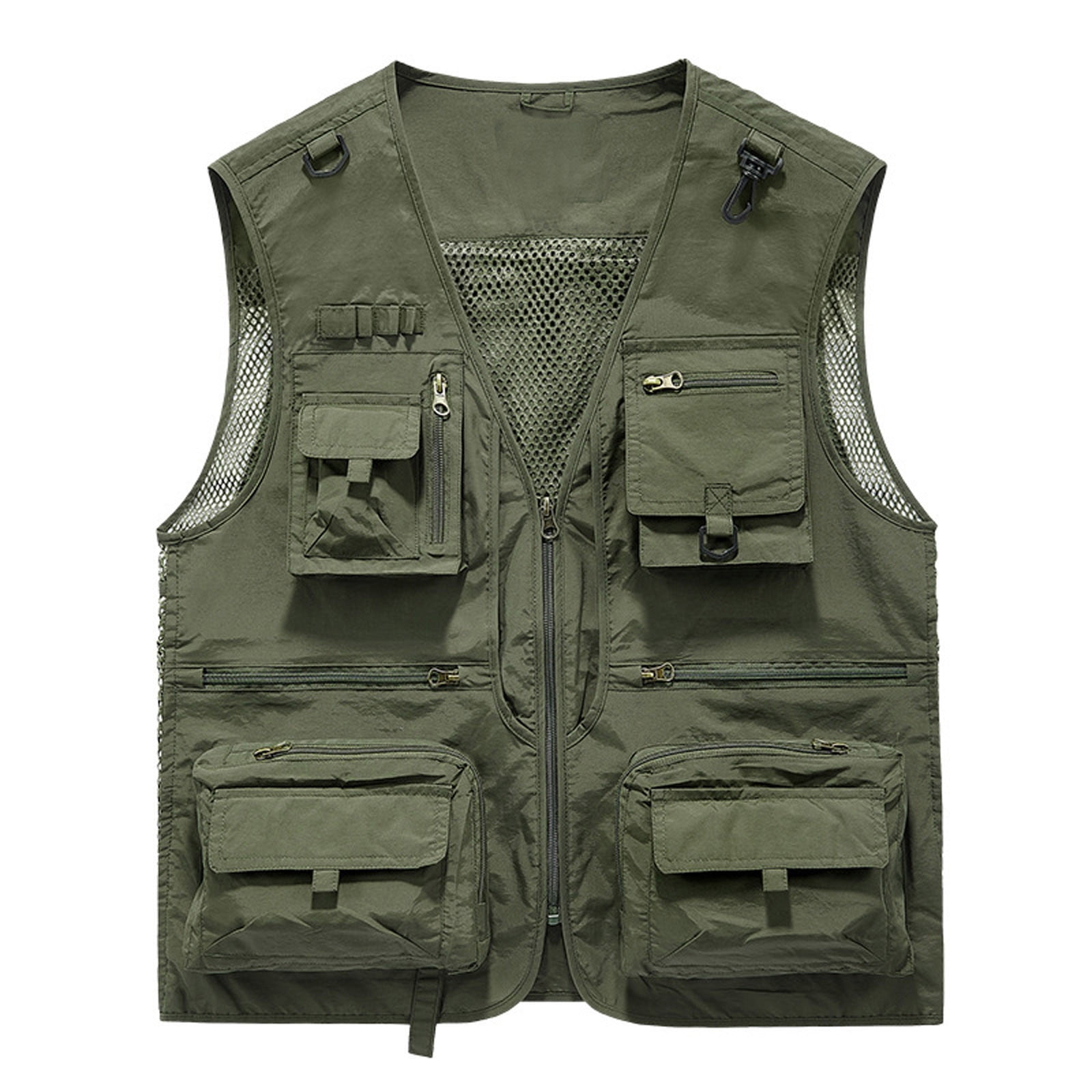 Men's Plus Size Zip Up Vest