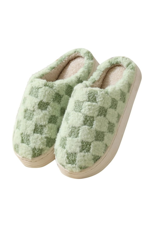 Slippers for Women Fashion Comfy House Slippers Soft Warm Fuzzy Slippers Shoes Home Bedroom Indoor Slippers Lightweight Ladies Slippers