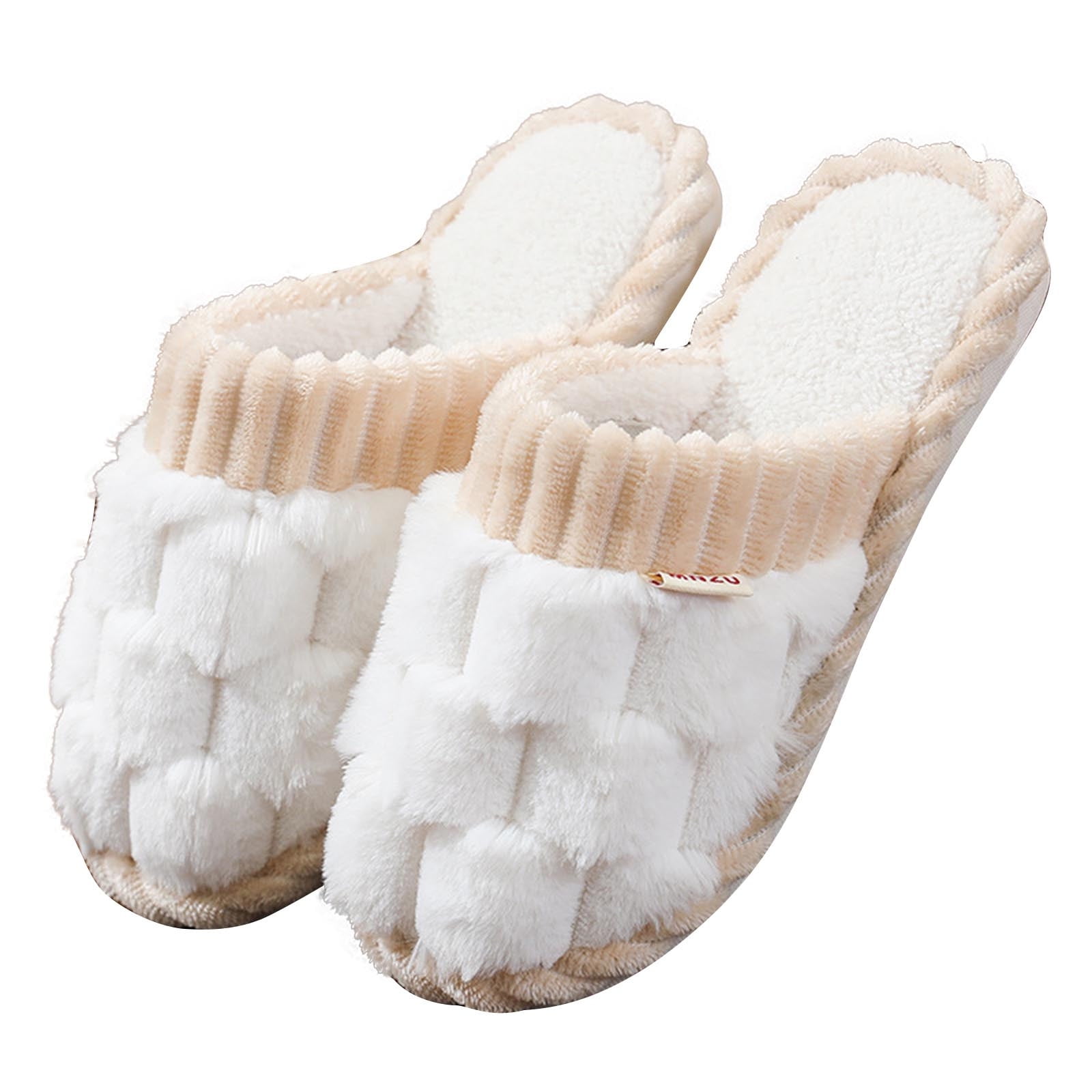 dressing slippers for ladies Busydd Women Fashion Winter Warm House Slippers Cozy Soft Home Bedroom Indoor Slippers Lightweight Fuzzy Slippers Slippers Henna