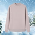 thumbnail image 1 of Busydd Sweaters for Men Trendy Long Sleeve Warm Mens Crewneck Sweater Comfy Soft Solid Color Knit Mens Sweaters and Pullovers 3XL, 1 of 4