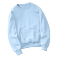 thumbnail image 1 of Busydd Sweatshirt for Women Casual Loose Solid Color Crewneck Sweatshirt Fashion Glitter Womens Long Sleeve Tops S, 1 of 4