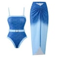 thumbnail image 1 of Busydd Swim Suits for Women Fashion Print One-Piece Swimsuits with Swim Cover Up Tummy Control Bathing Suits Monokini Swimsuits for Women, 1 of 9