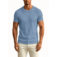 thumbnail image 1 of Busydd T Shirts for Man Casual Relaxed Short Sleeve Men T Shirts Classic Versatile Summer Round Neck Solid Color Tee XL, 1 of 8