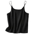 thumbnail image 1 of Busydd Tank Top for Women,Summer Cotton Linen Spaghetti Strap Tank Tops Solid Color Sleeveless Camisole Tops Round Neck Off The Shoulder Tee Tops Casual Loose Fit Comfy Vest Blouses Tops, 1 of 3