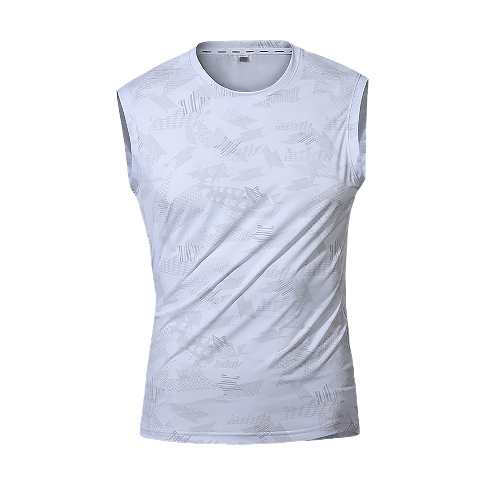Men's Plus Size Round Neck Tank