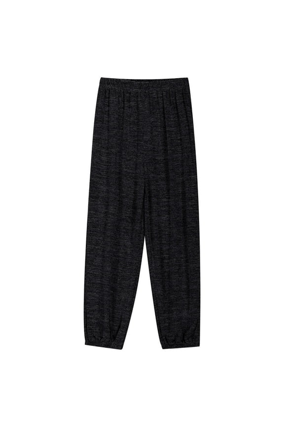 Unisex Baby Pants 12 Months-10 Years Fashion Solid Color Toddler Boys Girls Pants Elastic Waist and Bottom Casual Pajamas Pants Comfy Baby Toddler Little Girls' Pants with Pockets