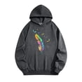thumbnail image 1 of Busydd Unisex Mens and Womens Hoodies Trendy Long Sleeve Graphic Hoodies Casual Comfy Cotton Hoodies for Men Loose Fall Hooded Sweatshirt with Pocket XXL, 1 of 4