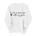 thumbnail image 1 of Busydd Valentines Tops for Women Trendy Comfy Love Heart Sweatshirt for Women Casual Long Sleeve, 1 of 6