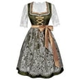 thumbnail image 1 of Busydd Womens Oktoberfest Dirndl Dress Short Sleeve Halloween Dresses for Women Trendy Square Neck Carnival Traditional Costumes M, 1 of 8