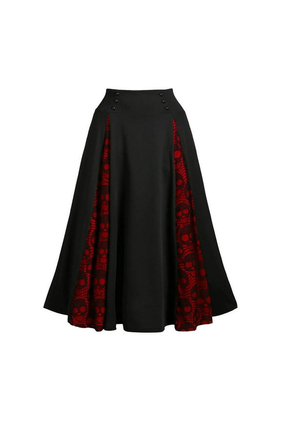 Womens Skirts Medieval Vintage Lace Patchwork Gothic Skirts Halloween Steampunk Costume S