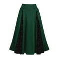 thumbnail image 1 of Busydd Womens Skirts Vintage Lace Patchwork Gothic Skirts Medieval Halloween Costume S, 1 of 4