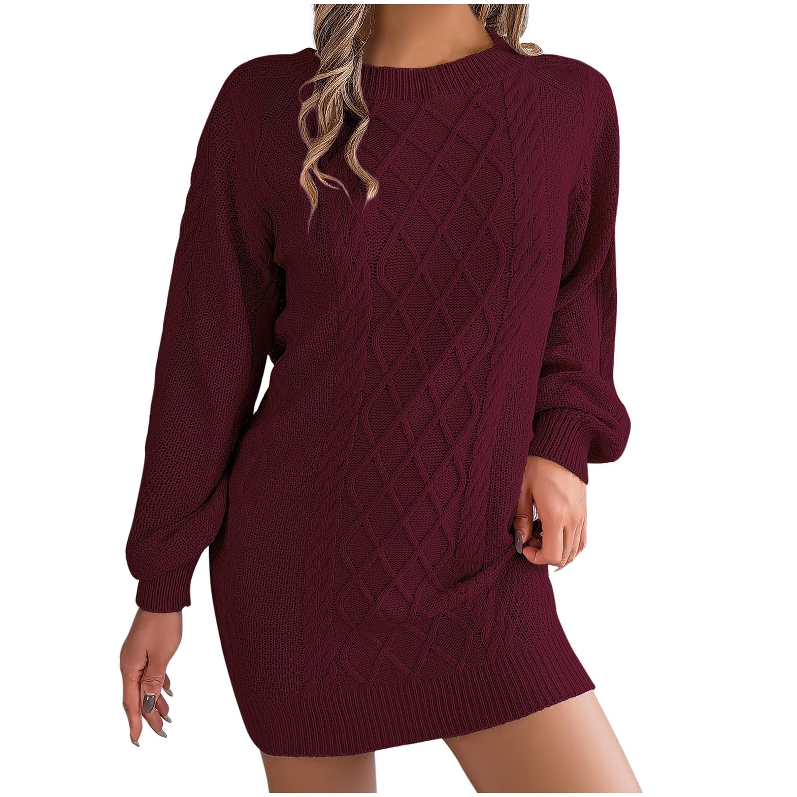 burgundy mini sweater dress Burgundy Turtle Neck Mini Sweater Dress – PinkBlush