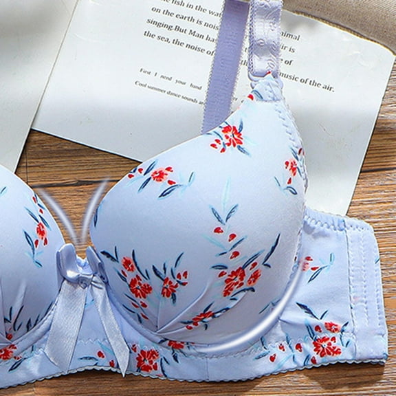 Busydd Womens Bras No Underwire Support and Lift Push Up Bra Comfy Lightweight Wireless Bra Adjustable Everyday Bralettes for Women