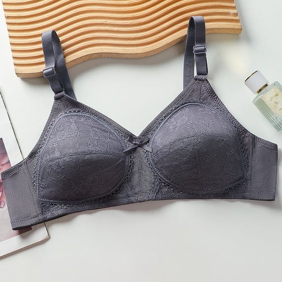 Busydd Womens Bras with Underwire High Support Push Up Bra Plus Size Lace Bra Lightweight Everyday Underwear