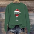 thumbnail image 1 of Busydd Womens Christmas Sweatshirt Trendy Graphic Vacation Christmas Sweatshirts for Women Casual Loose Crewneck Long Sleeve Pullover Sweatshirt L, 1 of 3