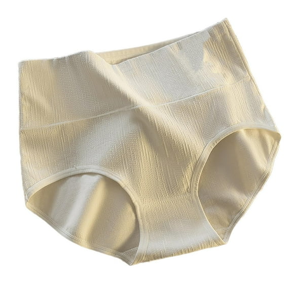 Busydd Womens Cotton Underwear Stretch Soft High Waisted Underwear for Women Seamless Underwear for Women Comfortable No Show Briefs