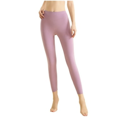 Busydd Womens Fleece Lined Leggings Winter Warm Solid Color Yoga Leggings Casual Lift Workout High Waisted Leggings for Women