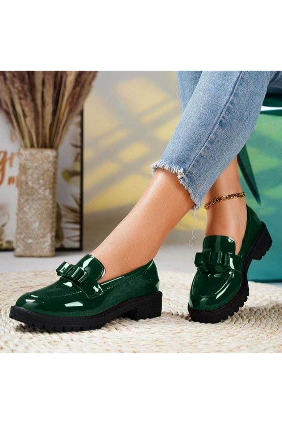 Womens Loafers Fashionable Slip on Loafers for Women Dressy Casual Comfortable Closed Toe Shoes for Women