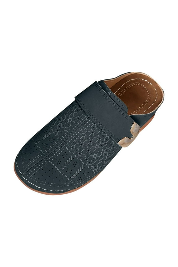 Womens Slides Comfortable Breathable Slip on Shoes Women Casual Beach Closed Toe Solid Color Womens Sandals 6