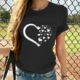 thumbnail image 1 of Busydd Womens Summer Tops Floral Plus Size Tops Short Sleeve Crewneck Shirts Soft Fashion Cute Blouses Loose Fit Basic Tees Casual Dressy Tops for Women, 1 of 5