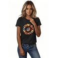 thumbnail image 1 of Busydd Womens Tops Independence Day T Shirts for Women Casual Short Sleeve Round Neck Summer Tops American Flag Print Patriotic Tshirts Stylish Comfortable Cotton Graphic Tees L, 1 of 7