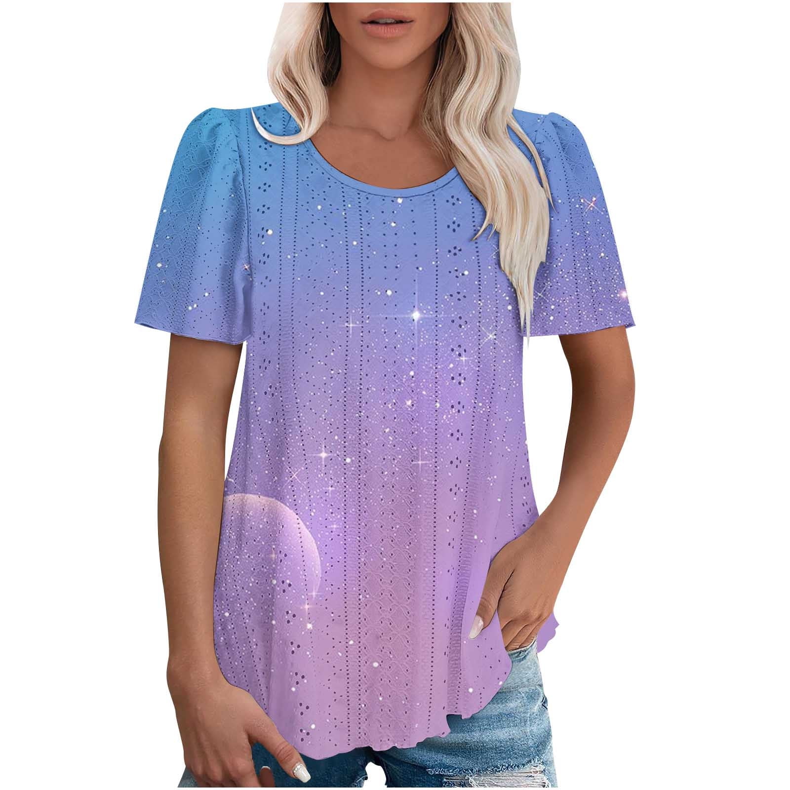 Tie Dyed Round Neck Short Sleeve Tee