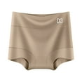thumbnail image 1 of Busydd Womens Underwear Breathable Seamless Cotton Underwear for Women Stretch No Show High Waisted Underwear for Women Tummy Control Boxers Briefs, 1 of 3