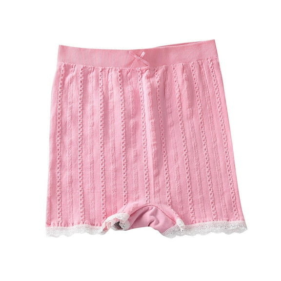 Busydd Womens Underwear Mid Rise Boxer Briefs Textured Panties for Women Solid Color Lace Seamless Underwear for Women