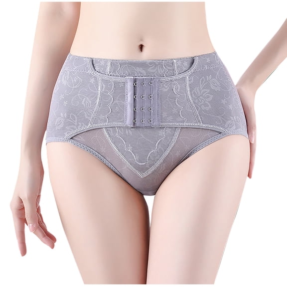 Busydd Womens Underwear Mid Rise Panties for Women Breathable Tummy Control Underwear for Women Stretch Butt Lifting Postpartum Panties
