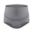 thumbnail image 1 of Busydd Womens Underwear Plus Size M-5XL Stretch Seamless Maternity Underwear for Women Breathable Soft High Waisted Underwear for Women Full Coverage Ribbed Panties, 1 of 2
