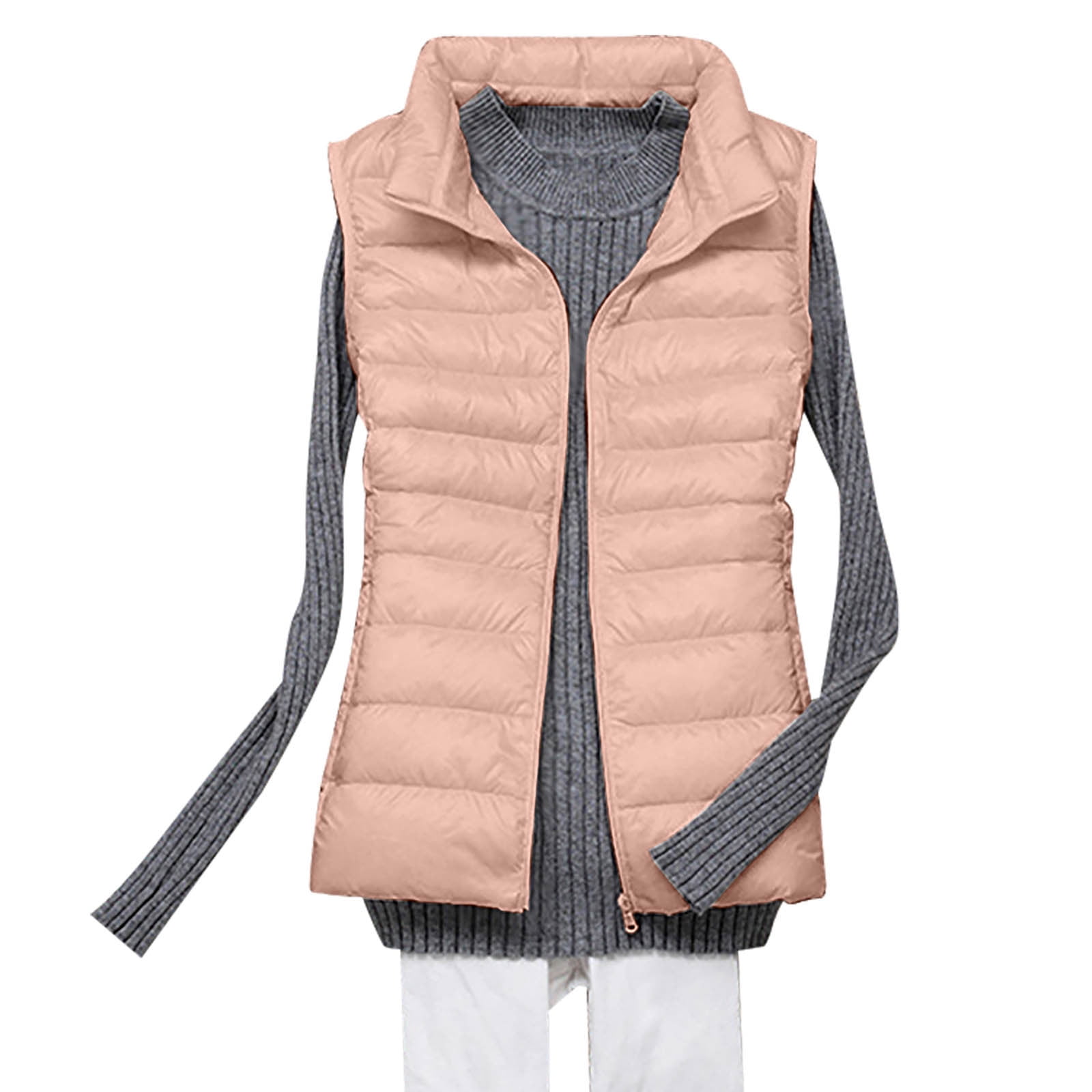 Ozark Trail Women's and Women's Plus Hooded Puffer Vest, Mid