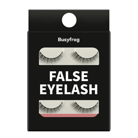 Busyfrog False eyelashes, Natural Looking Eyelashes Wispy Lashes Short Strip Lashes False Eyelashes 10mm Eye Lashes,3 Pairs