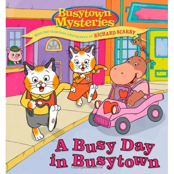 Pre-Owned Busytown Mysteries: A Busy Day in Busytown by Natalie Shaw (Board Book)