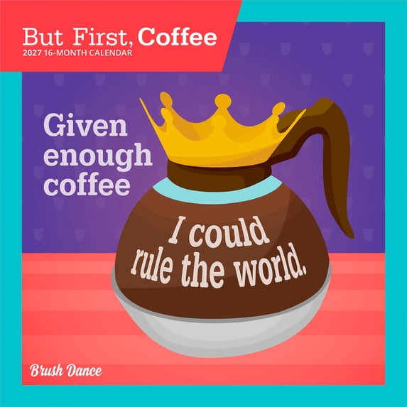 But First Coffee | 2027 7x14" (Hanging) Wall Calendar