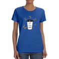 thumbnail image 1 of But First Coffee Butterflies T-Shirt Women -Image by Shutterstock, Female 5X-Large, 1 of 4