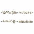 thumbnail image 1 of But First Coffee Sign Unfinished Wood Cutout Home Decor DIY Option 1- 18" Wide / 1/4", 1 of 3