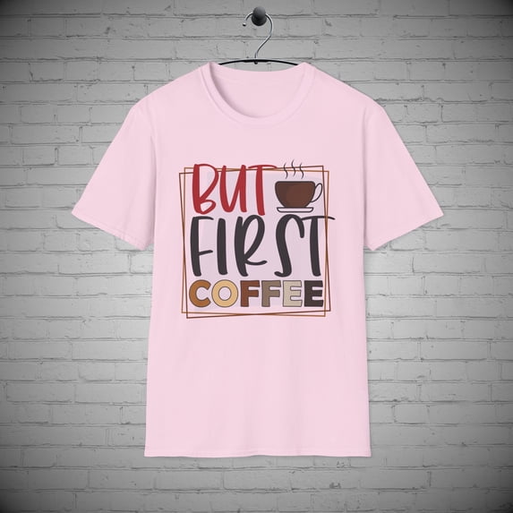 But First Coffee t-shirt, Coffee lover Gift, Caffeine addict tee