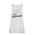 thumbnail image 1 of But First Let Me Overreact Women's Fashion Sleeveless Flowy Racerback Workout Yoga Tank Top Sport Grey Large, 1 of 3
