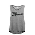 thumbnail image 1 of But First Let Me Overreact Women's Fashion Sleeveless Muscle Workout Yoga Tank Top Heather Grey Grey Large, 1 of 3